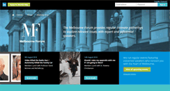 Desktop Screenshot of melbourneforum.org.au